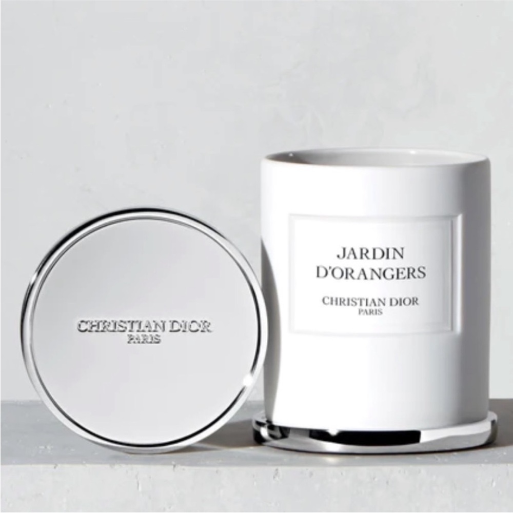 Christian Dior Candle Stand or Jewelry and Trinket Tray - Silver - Picture 6 of 6
